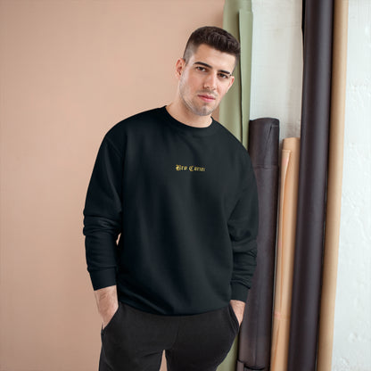 Bro Cartel x Champion Unisex Essential Crewneck Sweatshirt x Black