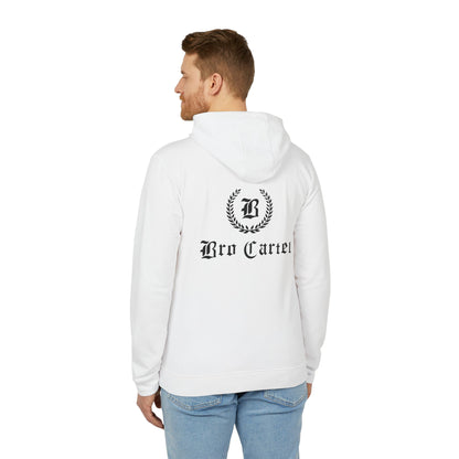 Bro Cartel Premium Unisex Fleece Hoodie by adidas | Ultimate Comfort & Style x white