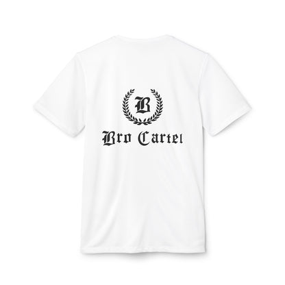 Bro Cartel Unisex Sport T-shirt by adidas x White