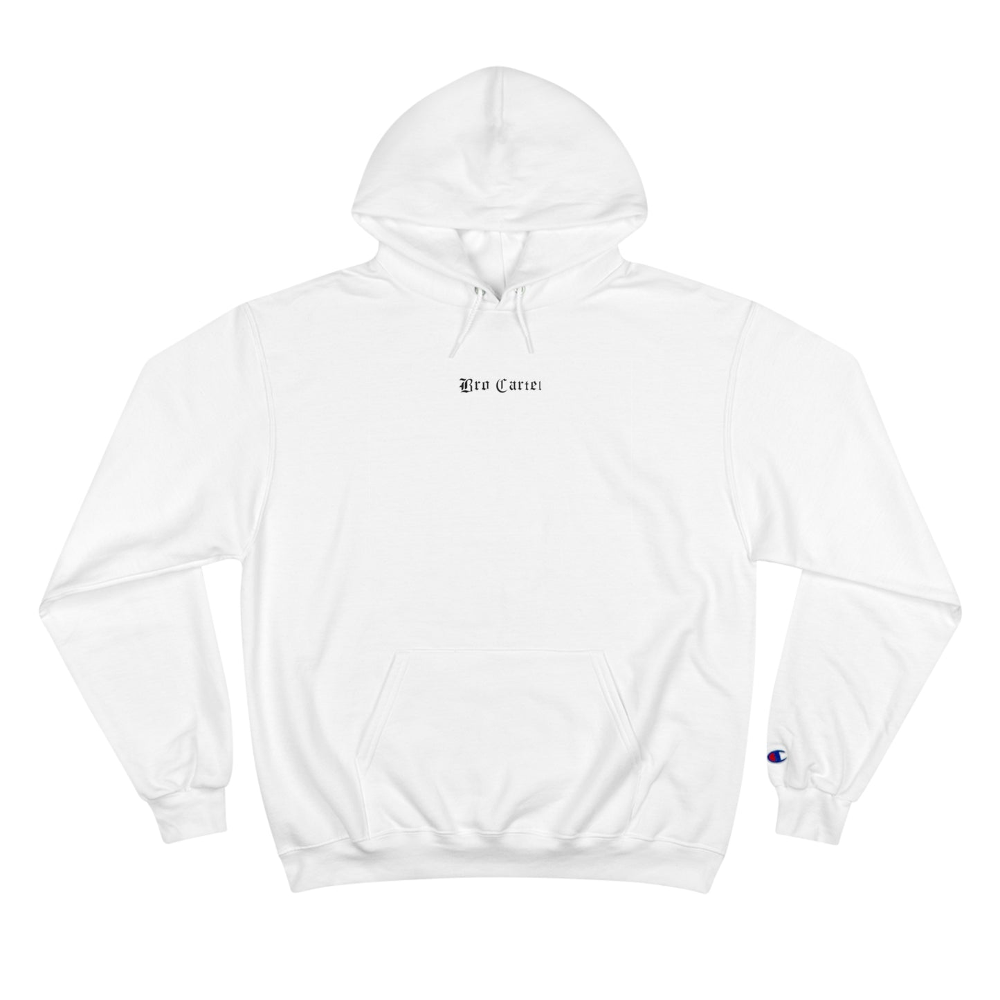 Bro Cartel Premium Unisex x Champion Hoodie x White