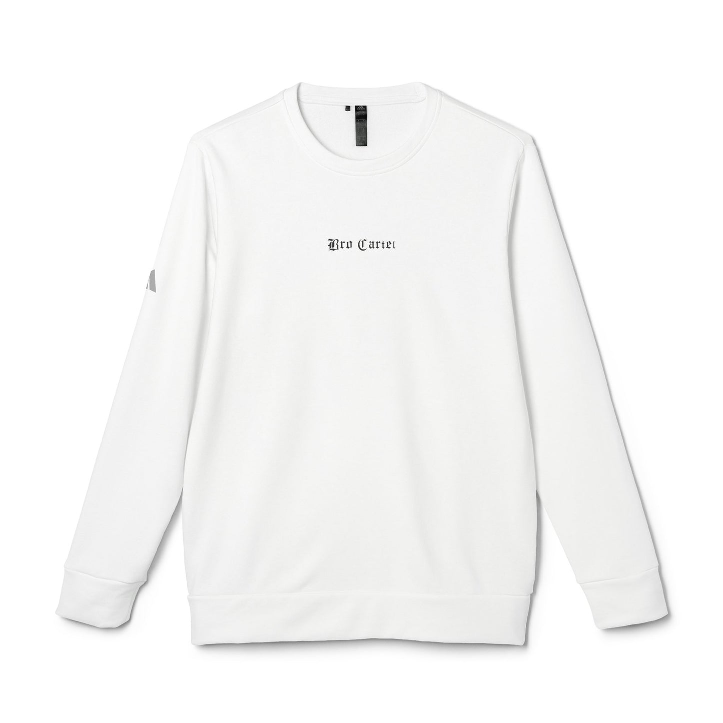 Bro Cartel x adidas Unisex Essential Fleece Crewneck Sweatshirt x White