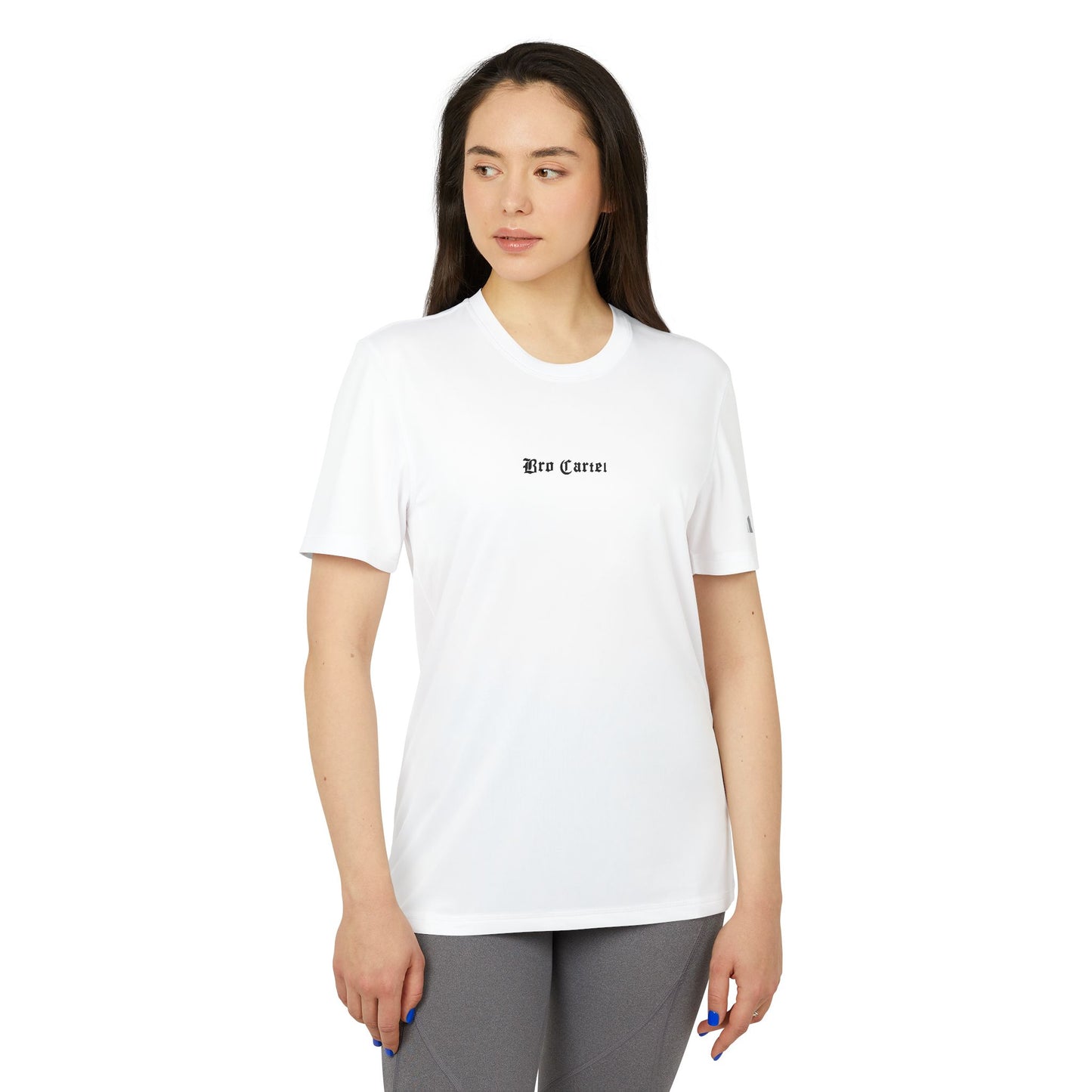 Bro Cartel Unisex Sport T-shirt by adidas x White