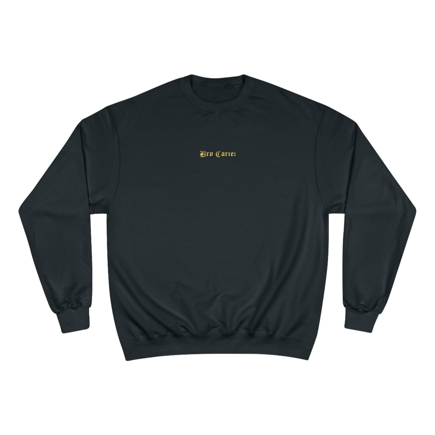 Bro Cartel x Champion Unisex Essential Crewneck Sweatshirt x Black